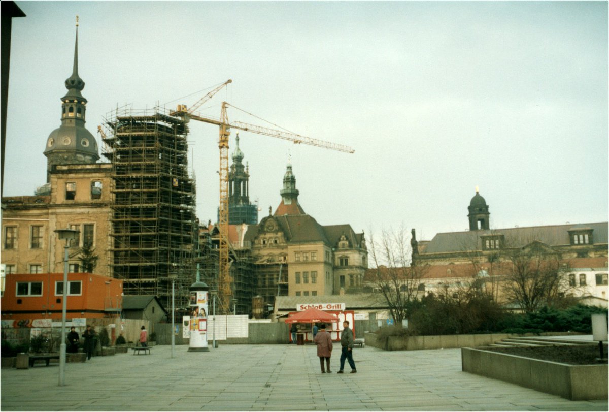 #Dresden Wiederaufbau Residenzschloss
Januar 1994