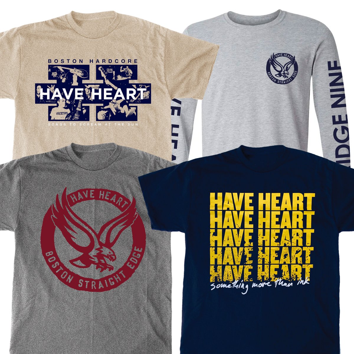 HAVE HEART merch re-stocks are up now! https://t.co/1F9gYmwKjk