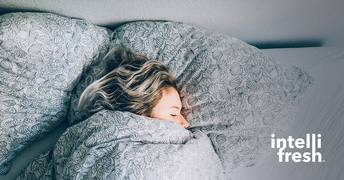 INTELLIFRESH's tweet photo. Wash your sheets once a week?  Who’s got time for that?  It’s time to freshify!  Sheets, blankets, and all your home textiles enhanced with @INTELLIFRESH built in odor protection stay fresh longer.  Sleep fresh.  #outsmartsodors # effortlessupkeep #getfreshee #freshify https://t.co/uS93RO6EVT