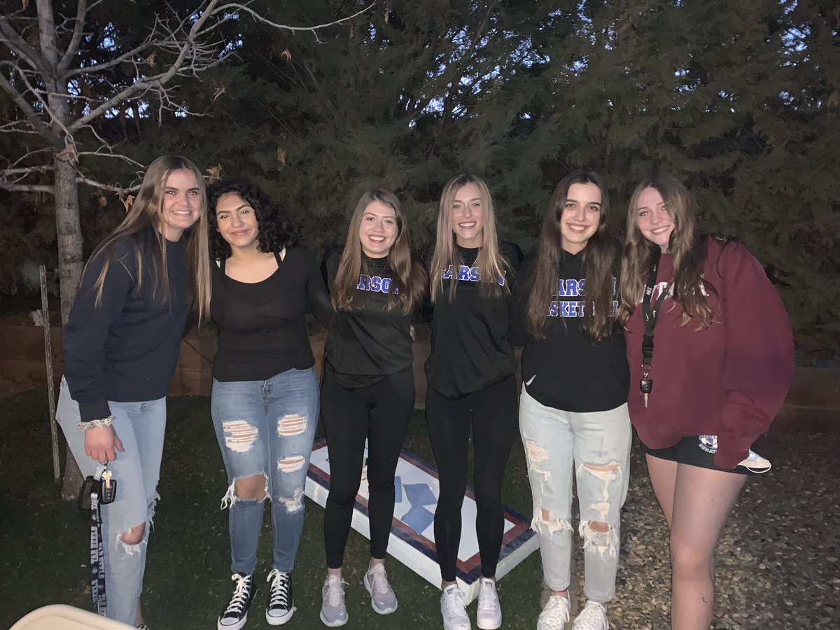 CHSLadySenators's tweet photo. Celebrating our seniors tonight! No season but both gave so much to this program over the the last four years! We will miss them as we watch them go on their next adventure! 🏀❤️🙏💪 https://t.co/11ayYdqnqa