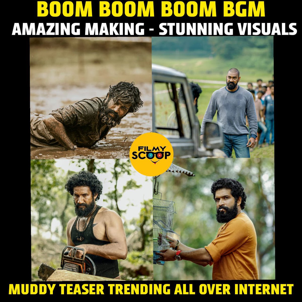 filmy_scoop's tweet photo. #MuddyMovie
@drpragabhal @actoryuvan @ridhaankrishna #premakrishnadas @BasrurRavi https://t.co/JdcDzTrV3a