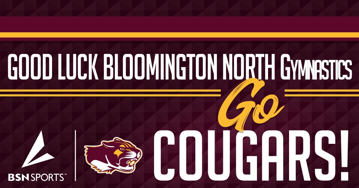 Good luck to the BHSN Gymnastics Team as they compete in the Sectional at Columbus East tonight.