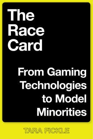 The cover to Fickle's THE RACE CARD.