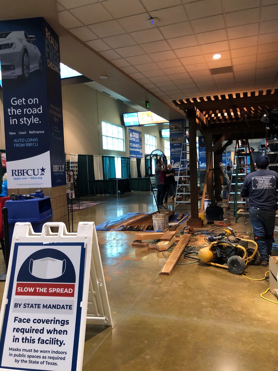 GemsEvents's tweet image. Collin County Home &amp;amp; Garden Show is set and moving in ahead of busy weekend!