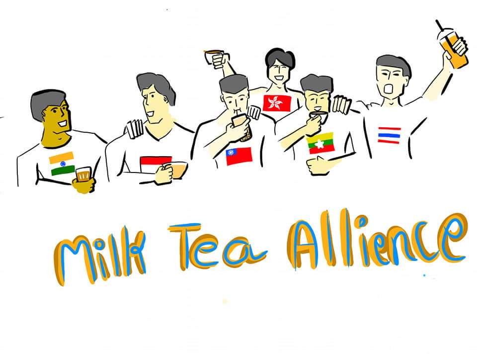 TimMaungAye's tweet photo. 28.2.2021
ASEAN (Thailand, Indonesia,Myanmar, India) အပြင် HongKong နဲ့ Taiwan အကုန်ပါလာမယ့် 
Global Spring Revolution ကြီး 

#MilkTeaAlliance 🇹🇭 🇲🇲 🇮🇩 🇮🇳 🇭🇰 🇹🇼 
#နွေဦးတော်လှန်ရေး 
#whatishappeninginmyamar 
#RejectMilitaryCoup
#FuckDictatorship
#CivilDisobedienceMovement https://t.co/GRawnound6