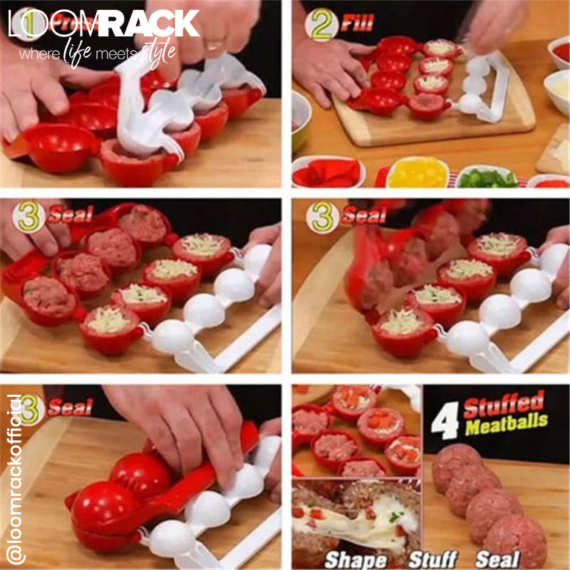 LoomRack's tweet photo. Stuffed Meatballs Maker 
An ideal must-have for the homemade cooking enthusiast, this meatball maker is your perfect go-to partner when it comes to cooking perfectly shaped meat 😍🥰😍

Shop Now😎👉https://t.co/dN9Gqo6Nn1

#chicken #meatlover #cheese #loomrackofficial #loomrack https://t.co/nTGKiGFvkM