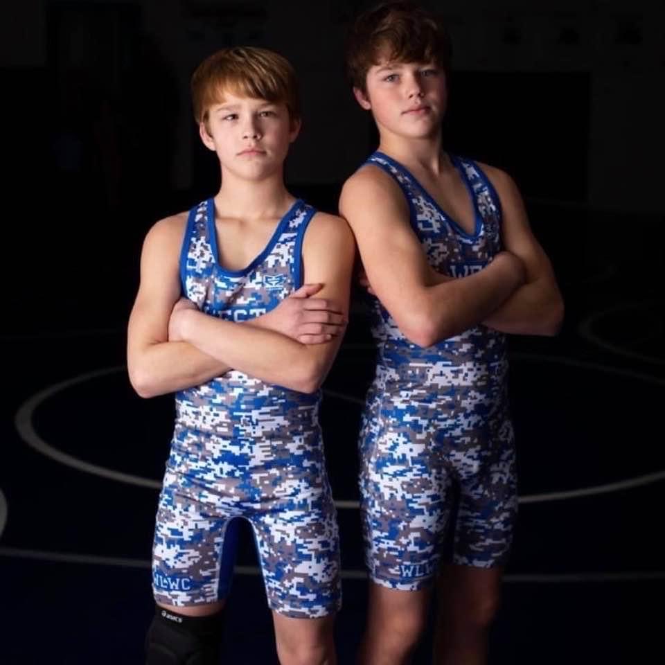 Good Luck to these two this weekend!  Cooper 7th grade (our only one) wrestling today and Keaton 6th grade wrestling tomorrow. #aaustate2021!  ⁦<a href="/WLWrestling_/">West Liberty Comets Wrestling</a>⁩ ⁦<a href="/LoriaAdam/">Adam Loria</a>⁩