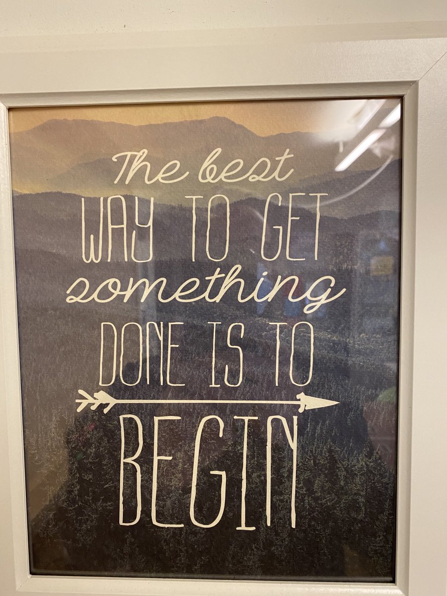 Start and you’ll finish!