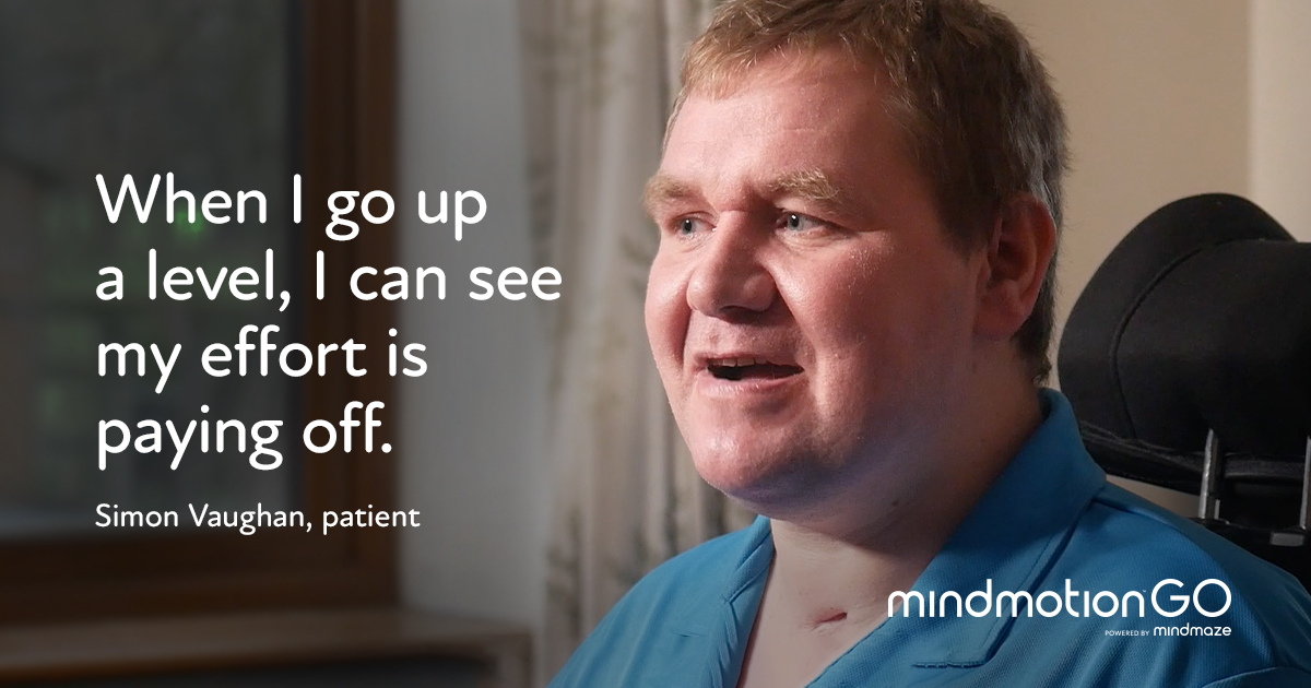 TalkMindMotion's tweet photo. Patients find it easy to engage with our #MindMotionGO digital neurorehab platform and the strength of their clinical results is often driven by the strong sense of achievement patients feel as they progress through their recovery programme. 
#TeleRehab #NeuroRehab #BrainHealth https://t.co/91Jqgri3NA