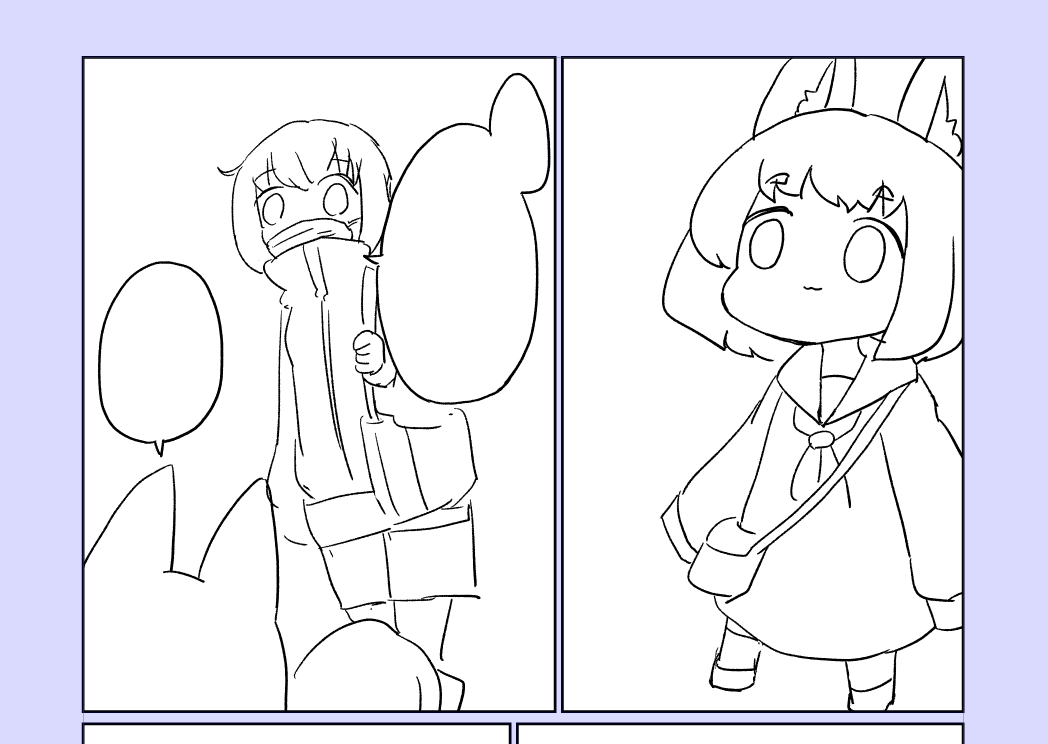 なにかしらかいてる 
