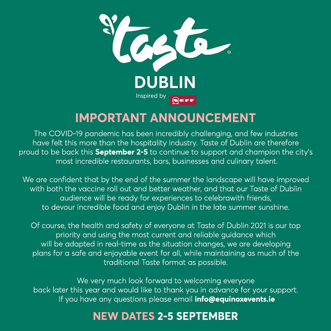 Taste of Dublin 🍴🍾 tweet media
