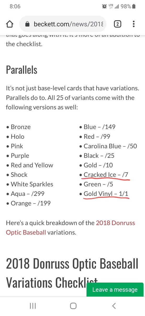 BASSMAN405's tweet photo. Looking to compete my PC RAINBOW of 2018 Donruss Optic Alex Bregman. I need the 1/1 and /7. PayPal ready and have tons to trade
 Slabs and Raw https://t.co/BCZeN2UEFG