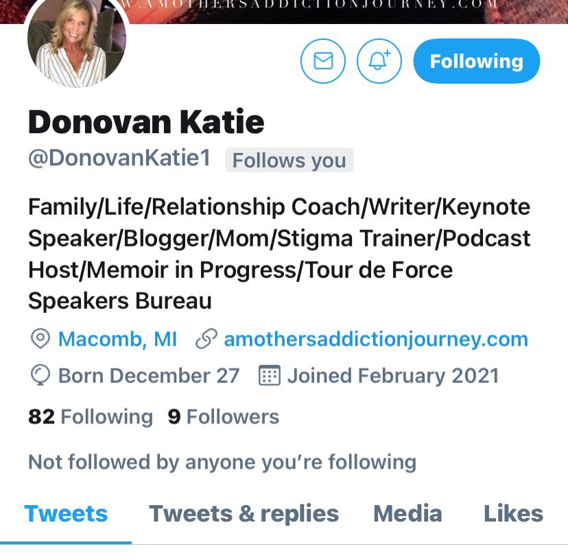 katiedonovan01's tweet photo. Someone created an account and is impersonating me and asking for $.  THIS IS NOT ME! Please block @donovankatie1 and report! https://t.co/6vbv7QwpG1