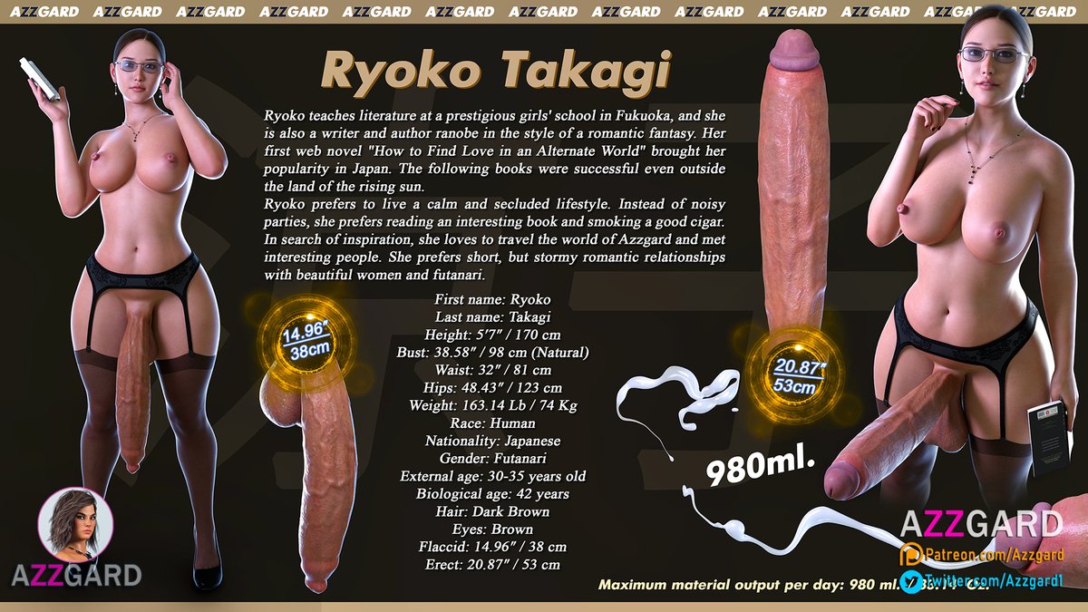 Azzgard1's tweet photo. I'm happy to present you with Ryoko's character sheet. I hope you will like it.
If you like my art, please support me at Patreon https://t.co/Hgmjm3MDkt