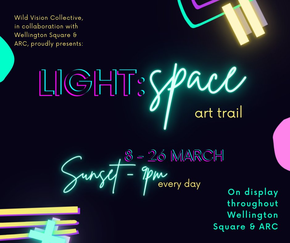 arcstockton's tweet photo. LIGHT:space Art Trail is almost here to bring a little light to Stockton. Curated by @WildvisionC and in collaboration with @WellingtonShops, this unique exhibition will be free to view in shop windows, and at ARC, from Mon 8 Mar till Fri 26 Mar. 

https://t.co/syAmTg4H8t https://t.co/4XR99fzHBU