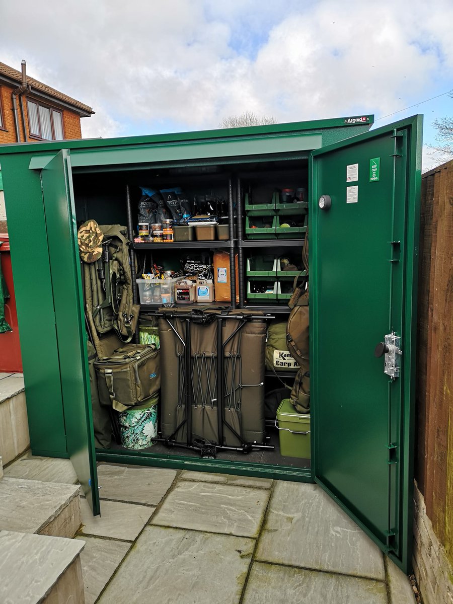 Asgard Secure Steel Storage on X: How much can you fit in your Asgard shed?  Very happy with my Trojan plus, only problem is I may have to get another  one .