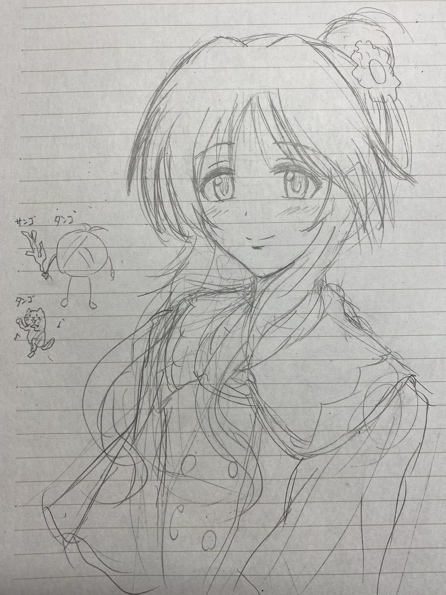ワケあってデジタル描けないのでアナログのてぐせ 