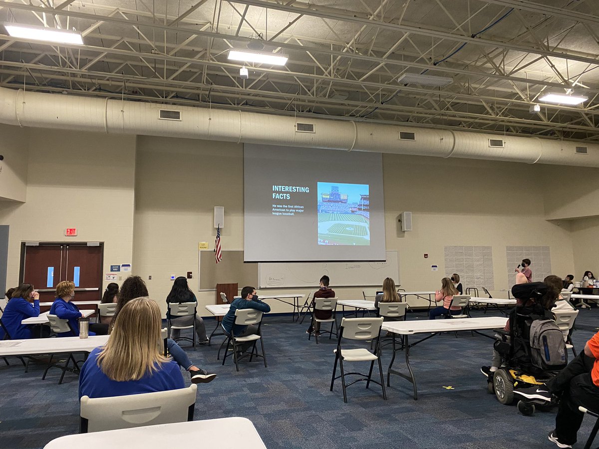 A great start to my Friday: watching Black History Month presentations from some of our Exceptional Learners!