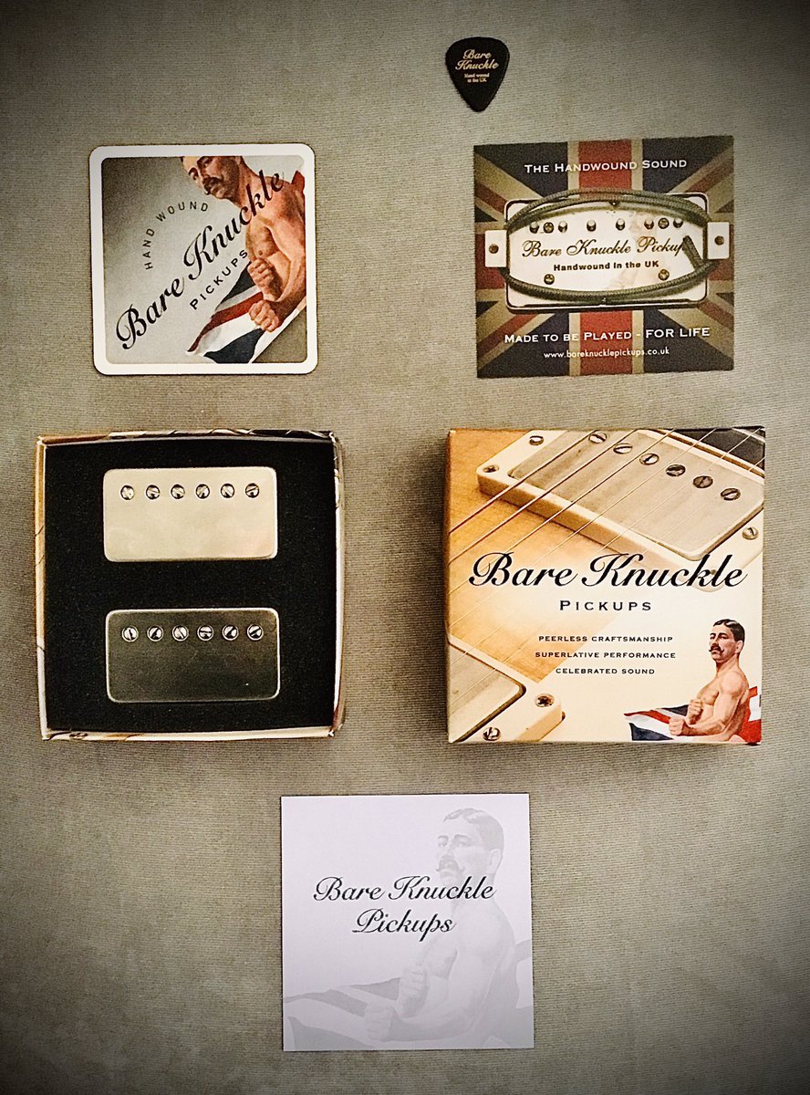 Special delivery arrived at Ravins mansion today courtesy of @BKPickups. #PeterGreen blues pickups for a very special #guitar. Big reveal coming soon 🎸