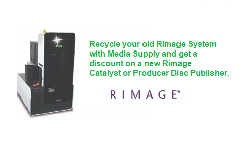 MediaSupply's tweet image. Need to replace your end-of-life Rimage systems?
When your #Rimage equipment reaches end-of-service,  Media Supply&apos;s experts are here to help find the best fit for your organization&apos;s needs &amp;amp; budget with the best trade-in &amp;amp; upgrade discounts. Learn more at bit.ly/2ZVgLBK