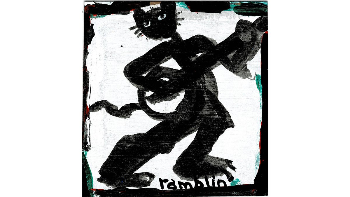 FREE 2" painting looking for a home.  Message me and I'll send it, compliments of The WR STB Free Store. Old and new collectors both welcome! (Please RT if you so please.)

I got ramblin' all on my mind
Hate to leave my baby, but you treats me so unkind
(rj)

(thnx to <a href="/IcefloeP/">IceFloe Press</a>)