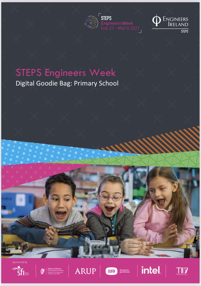 SeeryKearney's tweet image. Goodie pack from @EngineerIreland has just landed in the inbox from our daughter’s school. Super initiative, thank you, we’ll have fun with it at home at the weekend #STEPSEngineersWeek from Sat 27th Feb to 5th March #engineersweek2021