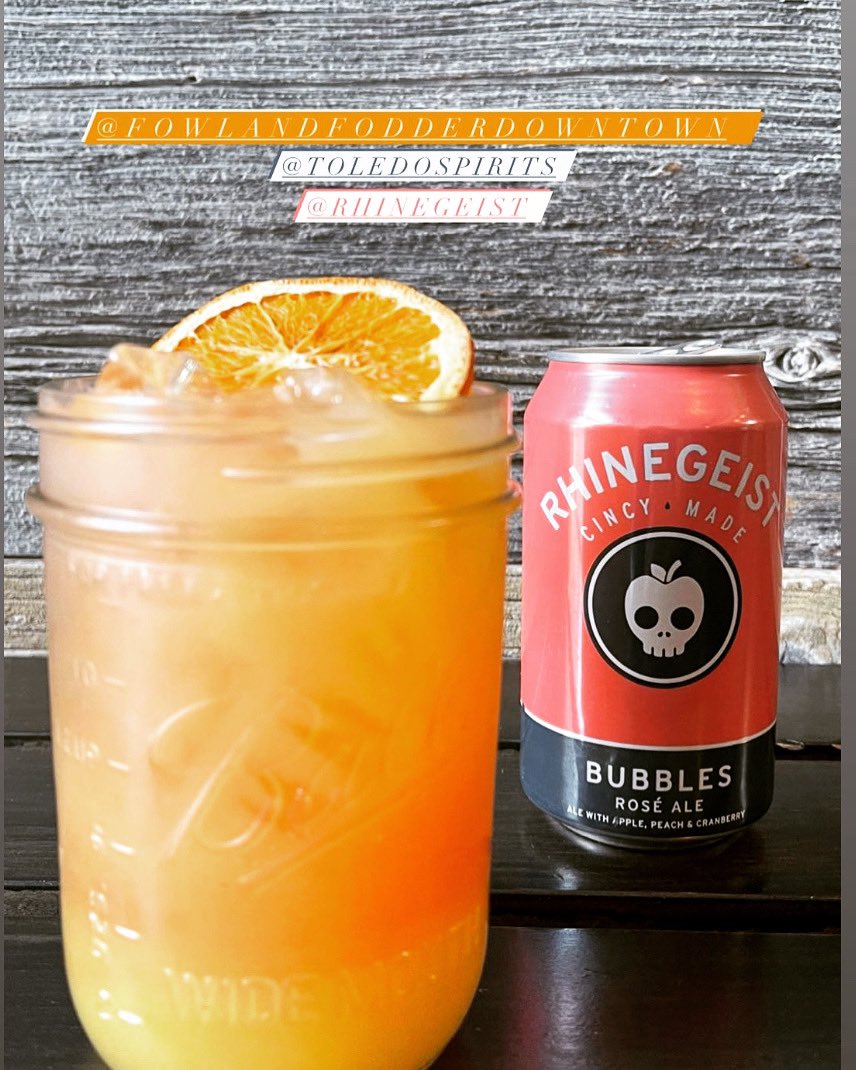 fowlandfodder's tweet photo. If your weekend is feeling like it needs something extra 💁🏼♀️... two words. #BubblePunch 👊 @rhinegeist bubbles, OJ, @toledospirits orange tiger, n'🍊garnish
#ToledosBestBrunch #TasteThe419 #AllDayBreakfast #ToledoProud #DowntownToledo #Loco4Local https://t.co/x8iksdHjAj