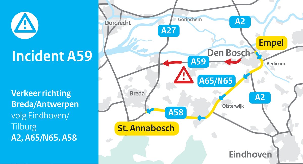 Melding ongeval Empel