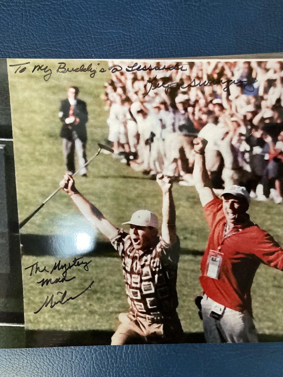 LessardsBshop's tweet photo. @jlmountainman If you’re in Brookline for the US Open next year any chance you could sign this?  The Mystery Man already did 👍 https://t.co/N3v3hCdH8r