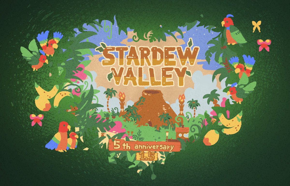 🌴StardewValley 5th anniversary🌴
#StardewValley