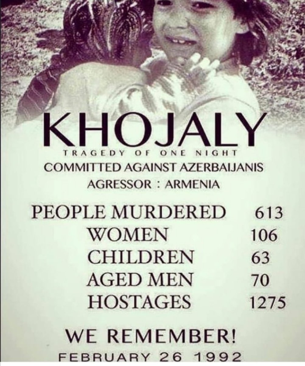 #TragedyOfoneNght  #JusticeForKhojaly
#ArmenianGenocide
#hocalıkatliamı  #HocalıyıUnutma