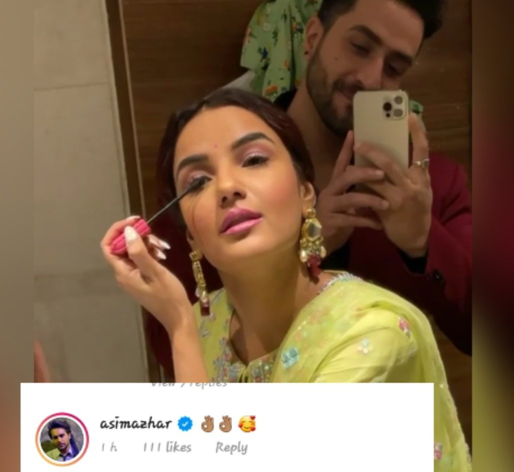 Khudgarz__'s tweet photo. This Comment, Oh my my. 😭😭❤❤
#AsimFans Feeling Proud right now. 
@AsimAzharr 😭😭❤❤ Love You 
#JasminBhasin #AlyGoni #JasLy https://t.co/JCqThZblow