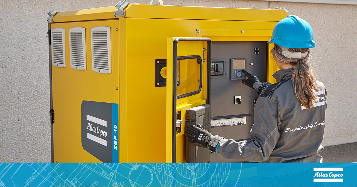 AtlasCopcoGroup's tweet photo. Did you know that the ZenergiZe ZBP 45 delivers zero emissions and also reduces fuel consumption up to 50% when working with a generator? Learn how to choose the right operating mode for energy storage systems https://t.co/JoO3P71F6l 
#ShowTheEnergy #AtlasCopcoGroup #PowerAndFlow https://t.co/3pYk7fTdD5