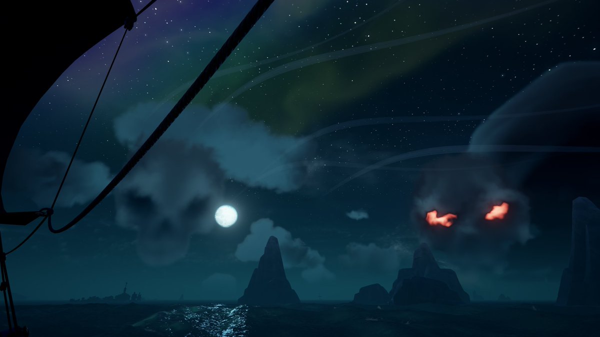 bladesarcade_'s tweet photo. Never seen this before. 2 skull islands next to each other!
#SeaOfThieves #SOT #SoTShot #SkullIsland #SkeletonIsland https://t.co/7brsV68ymk