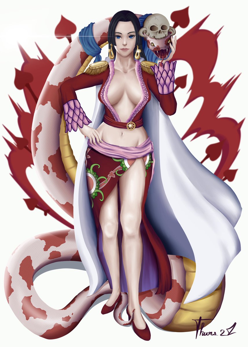 Boa Hancock🐍
#ONEPIECE  #Onepiecefanart  #BoaHancock
 #BoaHancockfanart #procreate #art #illustration #digitalart