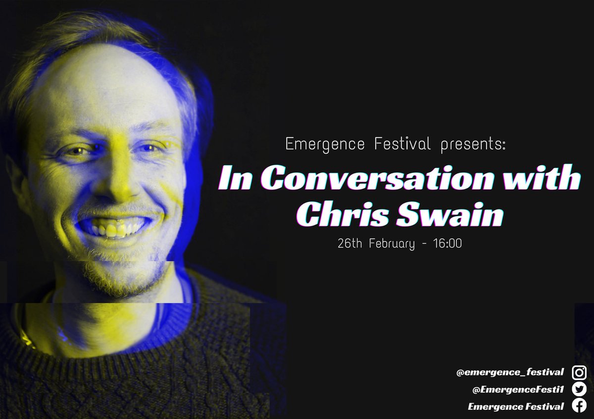 We’ll be chatting with Chris Swain about his career as a lighting designer in just one hour! DM us or email us at igpproducers@gmail.com for the link to access this live conversation! 🤩

#EmergenceFestival