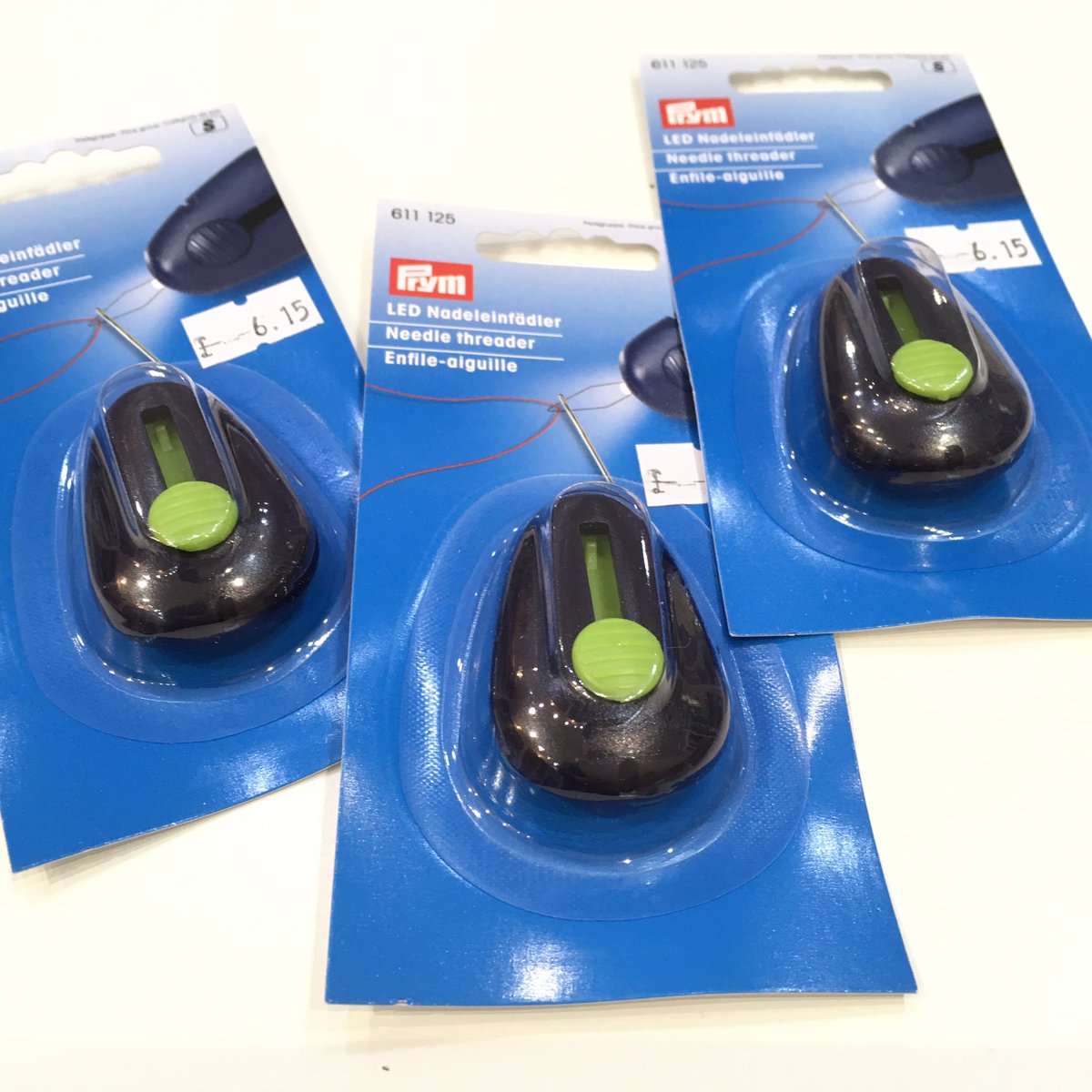 Gather_N_Sew's tweet image. Yay! These fabulous Prym needle threaders with a light are finally back in stock. We don’t know about you but we just love a gadget that makes life easier 🪡🧵 #needlethreader