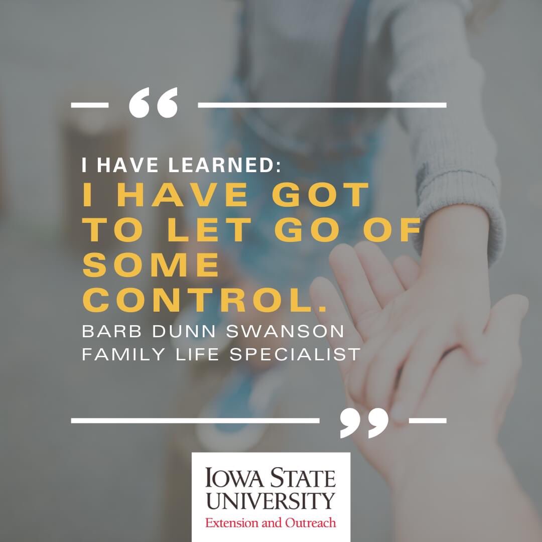 ISUExtension's tweet photo. Parenting during a Pandemic, What We've Learned Part 1️⃣

"I have learned I have got to let go of some control."

1/3 #StrongIowa #Parenting #pandemic https://t.co/689dx09Cyc