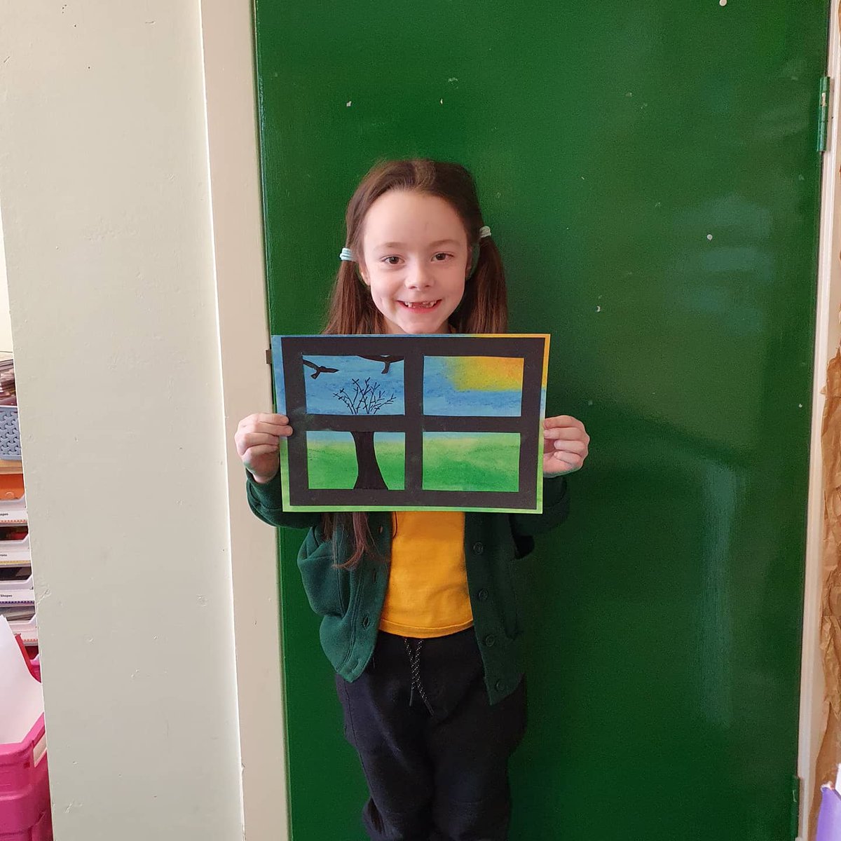 ChristChurchCoE's tweet photo. We've got some very proud artists this afternoon! #HenriMatisse #artwork #aviewfrommywindow 🎨 https://t.co/NzdDoJ6KSZ