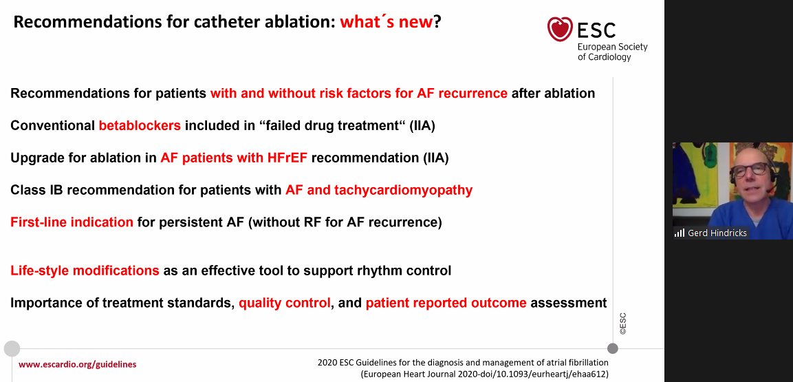 netta_doc's tweet photo. And a summary from @GerdHindricks on what's new in #AblateAFib from @escardio #AFib guidelines:
#WAFib2021 https://t.co/IhAWDLwNa1