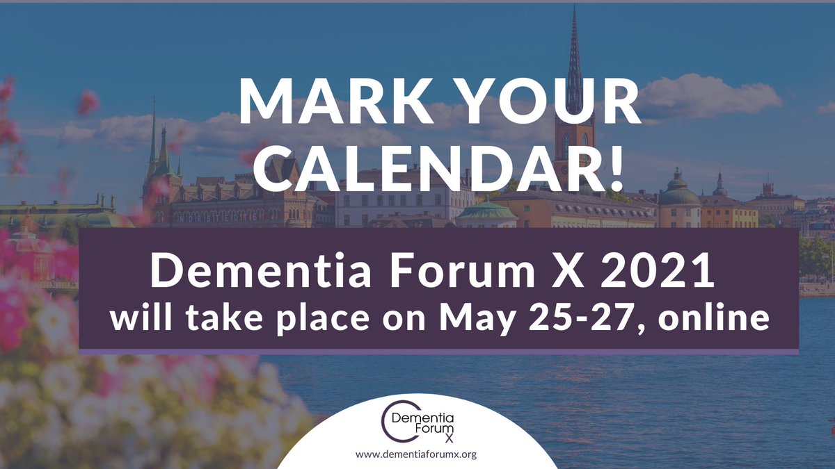 DementiaForumX's tweet photo. The 4th edition of the global dementia summit #DementiaForumX will take place as a #virtualevent on May 25-27!

Mark these dates in your calendar and stay tuned for more updates!

#dementia #dementiacare #dementiaresearch #medtech #dementiaawareness https://t.co/hJDo3r0ZBn