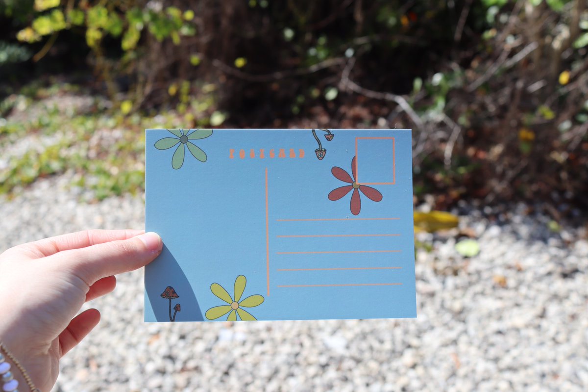 RoselynnDesigns's tweet photo. You Are My Only Sunshine Postcard 🌞🍄 https://t.co/cfX43sFs5n