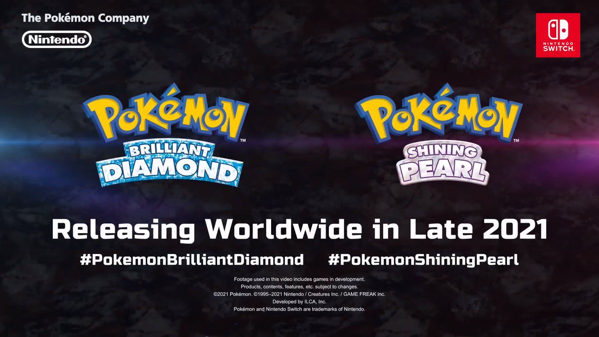 Fandom Pokemon Diamond And Pearl Remake Announced For Switch Coming Late 21 Pokemonpresents Pokemon25