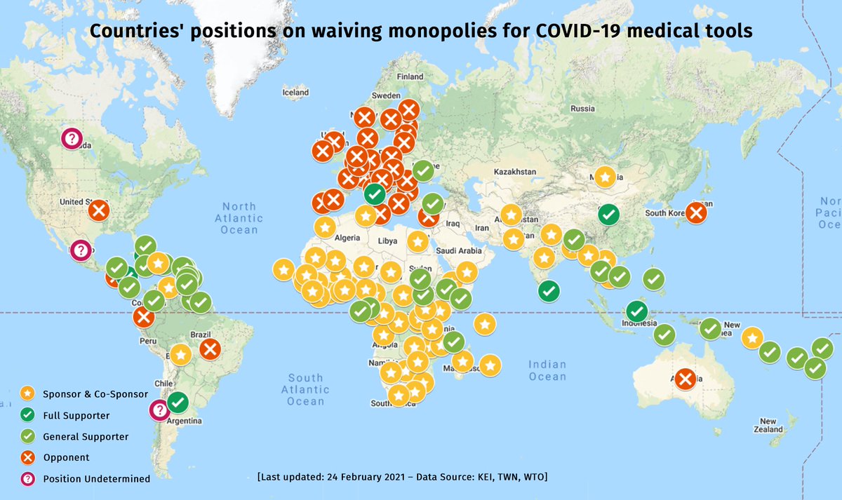 This is the colonial legacy: support for policy that produces and sustains racial inequity. Break the #COVID19 vaccine apartheid and commit to equity by standing with the ~100 countries of the global South in support of the #TRIPSwaiver.  #NoCovidMonopolies