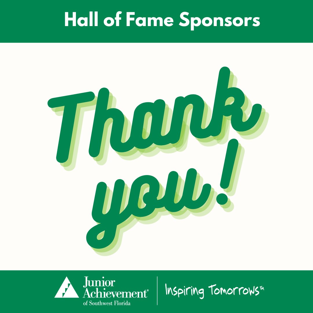 JA_of_SWFL's tweet photo. Thank you to all who attended, sponsored, donated, and volunteered to make our Business Hall of Fame event a huge success! We couldn't achieve our mission without your continued support. https://t.co/sm9etREnkF
