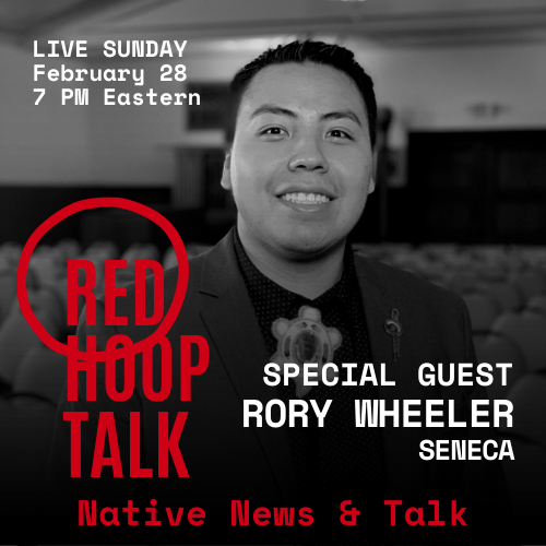IndianAffairs's tweet image. This week on #REDHOOPTALK we are joined by @rorywheeler_ ! Rory is #Seneca and a Youth Advisory Board Member for the @Center4Native and a Board Member for the Association on American Indian Affairs! Meet Rory this Sunday at 7 PM Eastern! bit.ly/3uns83w #NativePodcast
