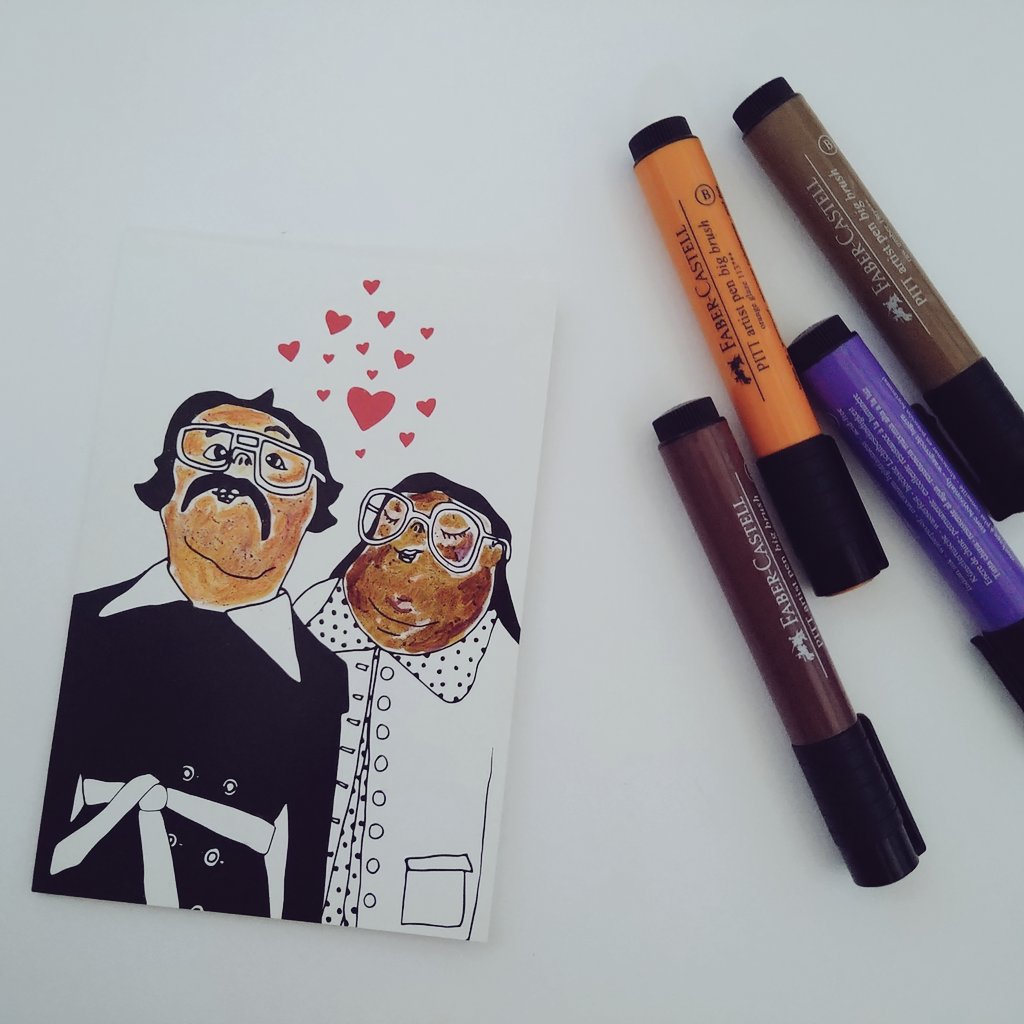 When you have to colour in your cards because apparently diversity is a long stretch. Happy anniversary mum and dad X