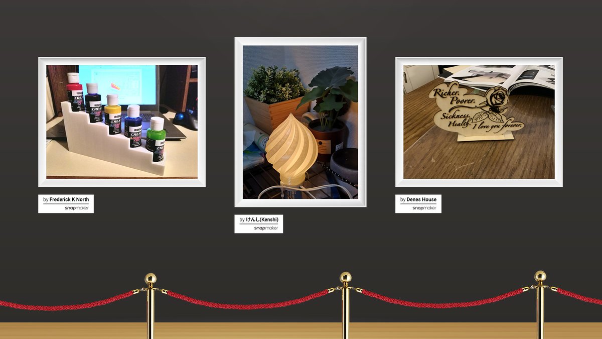 snapmaker's tweet photo. #SnapmakerGallery February is shorter but we still found plenty of excellent works from our users. Applause for you all!π https://t.co/VLXBXBL6Ir