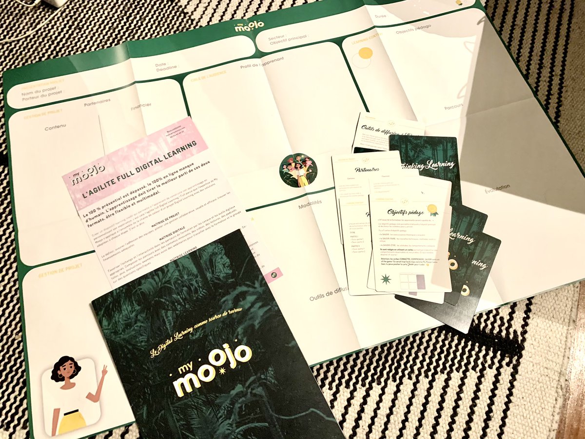 anne_monneret's tweet photo. Tot-bag récupéré auprès de @mymoojo cet aprem, je découvre leur kit #ThinkingLearning qui récapitule toutes les étapes pour la mise en place d’un dispositif de digital learning pertinent et agile 🚀 Merci Sarah ! 😍 #membre @EdtechFrance https://t.co/uzQbl1ejVR