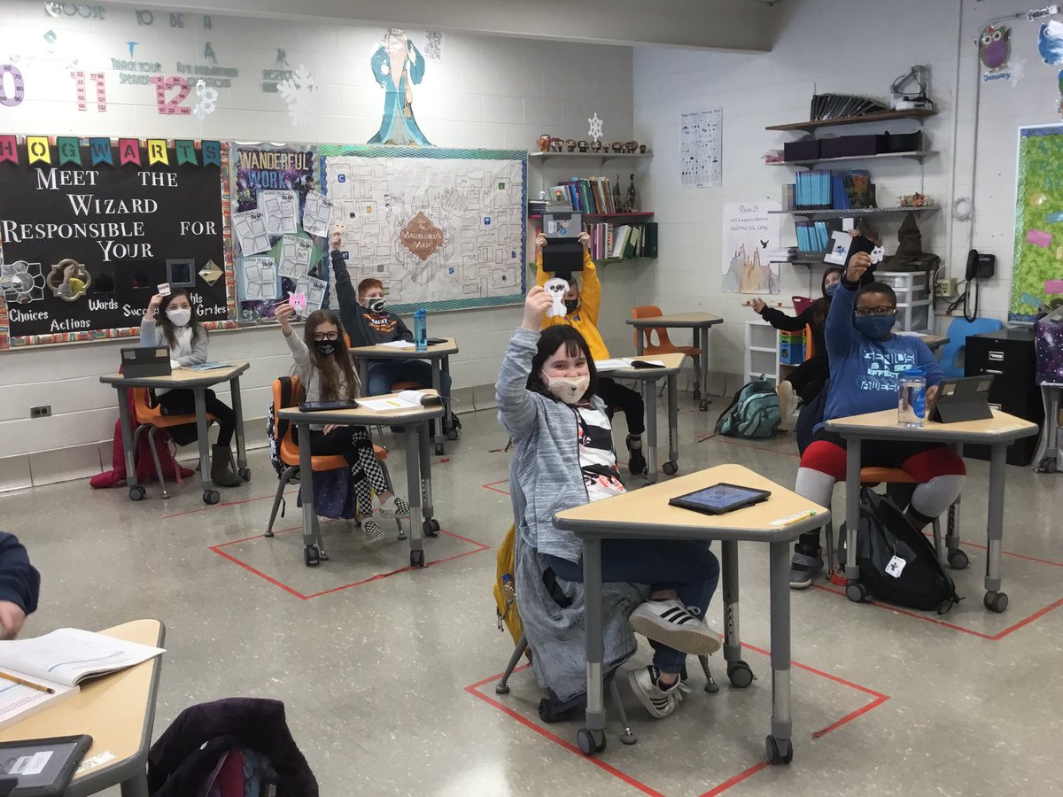 Today a student in #room29 gave every one of her classmates a personalized hand-drawn picture that she made for them based on what she knows they like. Outstanding kindness, creativity, and thoughtfulness, Milena! I have the absolute BEST students! #engage142 <a href="/KerkstraCougars/">Kerkstra Elementary</a>